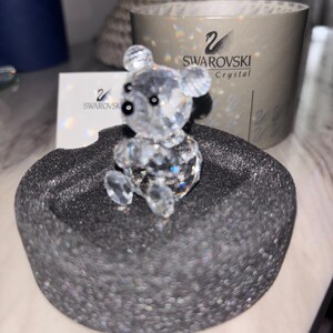 Swarovski Crystal Figurines Teddy Bear - Etsy