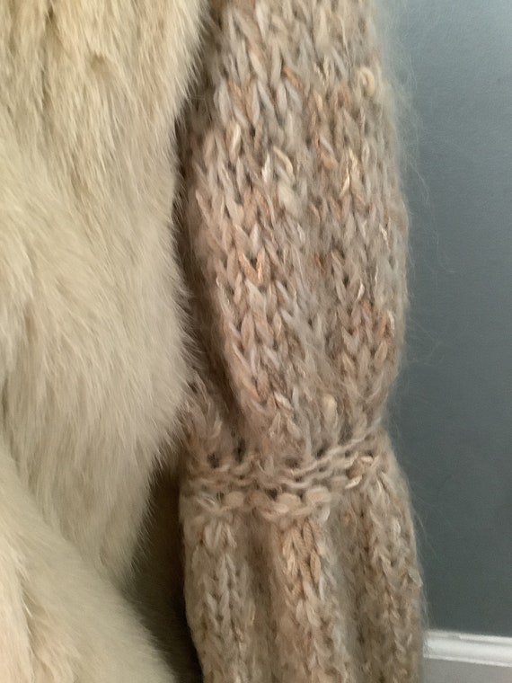 barbatsuly bros fine fur with hat/crochet zip off… - image 6