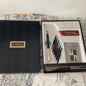 vintage parker fountain pen writing set frontier new 1992/vintage fountain pens