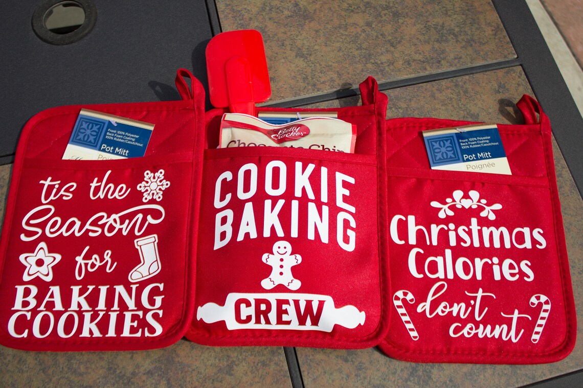 Christmas Pot Holder Gift Set - Etsy