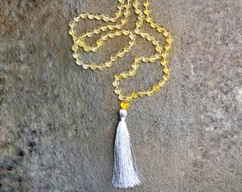 Citrine Mala Necklace