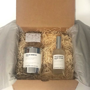 Home Sweet Home Geschenkset | Kerze und Raumspray | Individualisierbares Geschenkset | Perfekt für jeden Anlass | Pflegepaket |  Wähle deinen Duft