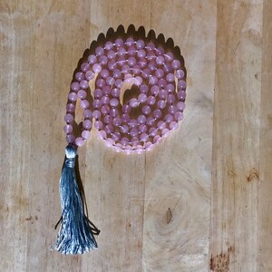 Rose Quartz Mala Necklace