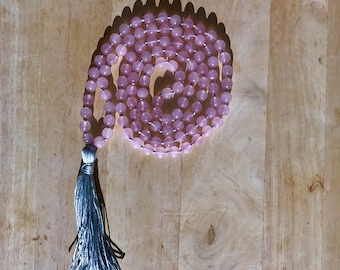 Rose Quartz Mala Necklace