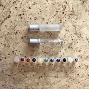 GEMSTONE 10ML ROLLER BOTTLE