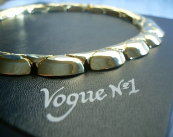 Vogue no1. necklace, 1990.1980. Gold plated.