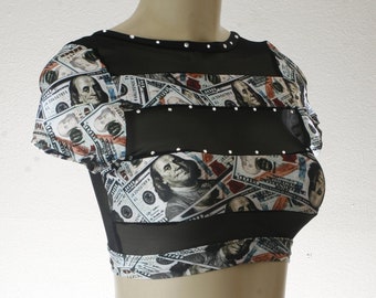 Exotic Dancewear Money print 2 piece set