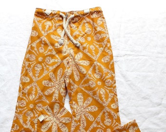 Pantalon en coton Wax des années 80 - Stock Neuf - Taille 10 ans