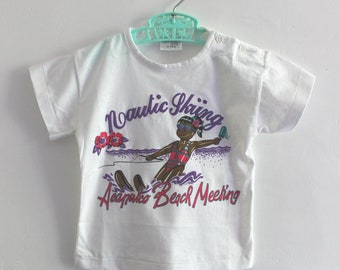 Tee-shirt à motif imprimé des années 80/80 -  Stock Neuf - Taille 12/18 mois