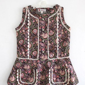 Vintage 1960&#39;s floral dress - New old stock - Size 3/4 years