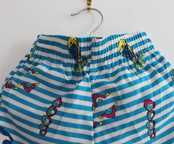 Vintage 1970/80's patterned shorts - French new o… - image 2