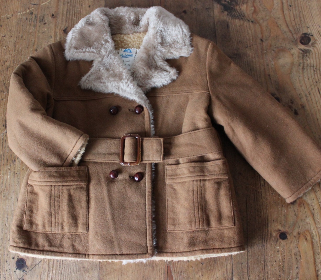 【60s】Euro Vintage Cotton Belted Coat 46 il_1080xN.3812199866_je7f.jpg