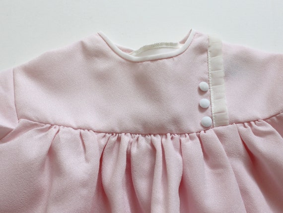 French vintage 60's light pink elegant dress - Ne… - image 2