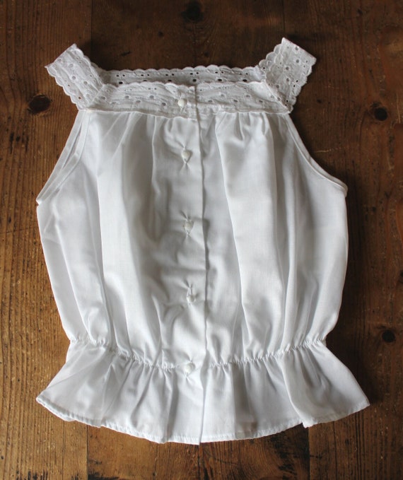 Vintage 1970/80's white girl summer top - French … - image 1
