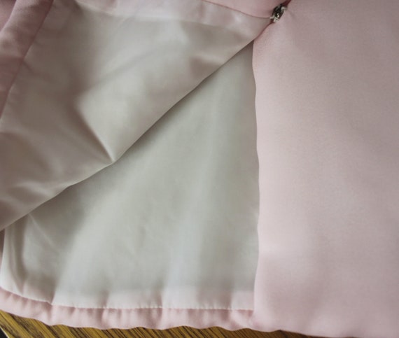 French vintage 60's pink light padded jacket - Ne… - image 4