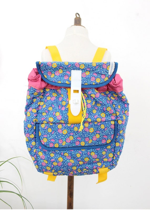 Floral Padded Backpack New Old Stock 