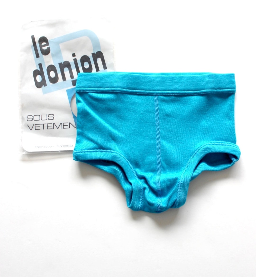 FRENCH Vintage 60/70's Turquoise Jersey Boy Underwear - Etsy