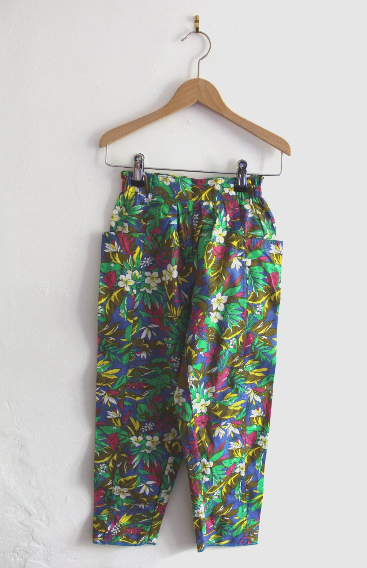 パンツ 1960s French vintage summer trousers VINTAGE FRENCH WORKWEAR BLUE HBT BUCKLE BACK TROUSERS PANTS