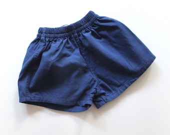 Pantaloncini in cotone indaco anni '50 - Nuovo, rimanenza di magazzino - Taglia 2 anni