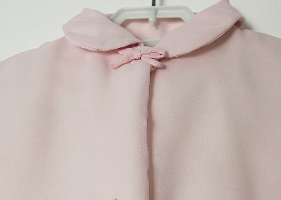 French vintage 60's pink light padded jacket - Ne… - image 2
