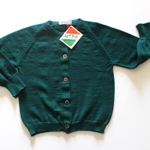 Cardigan Femme Vert 'Made In Italy' - Coupe Ample, Style Décontracté, Taille Unique