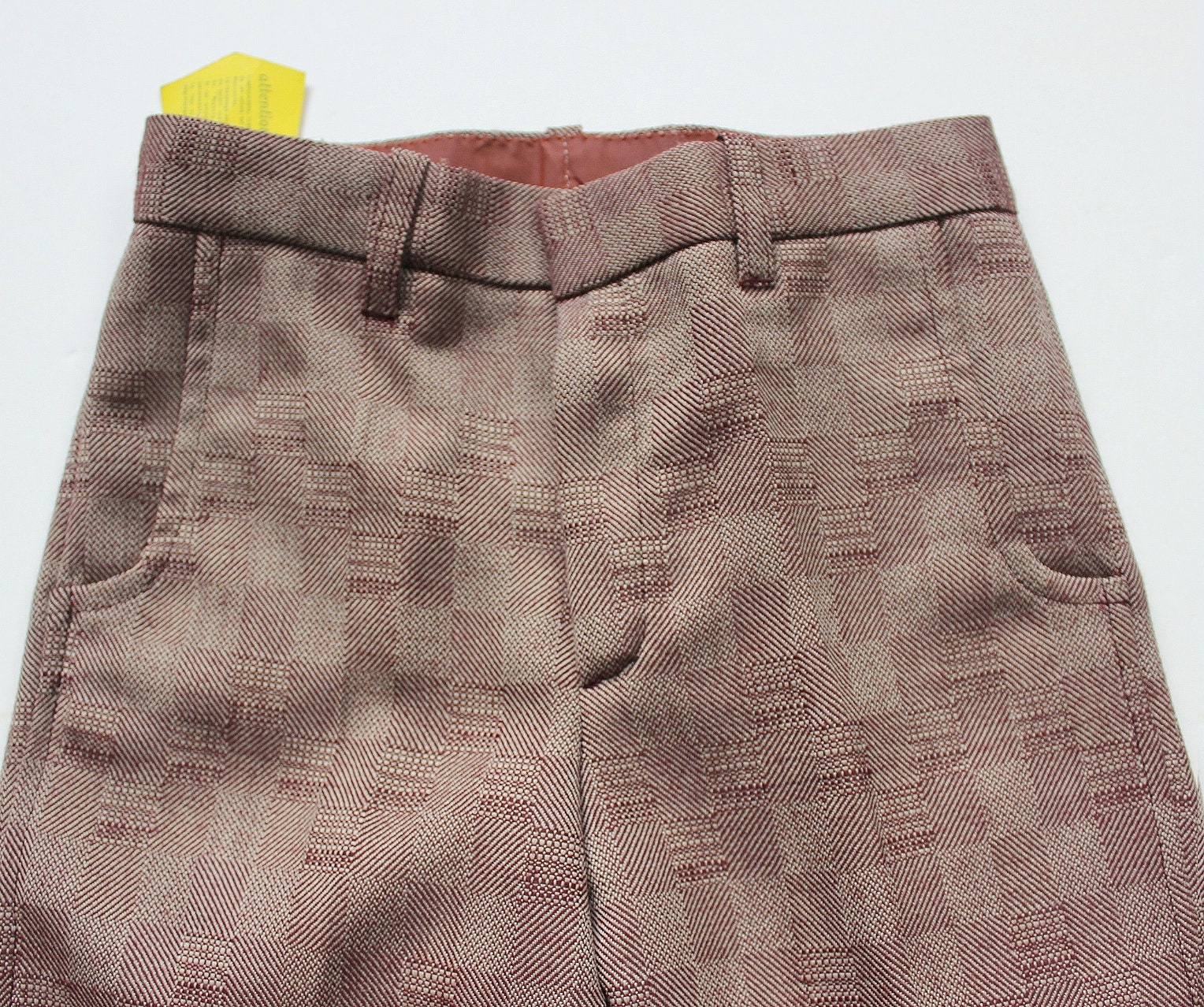 パンツ 40's French brown wool work trousers WW2 French Army Wool Trouser Original Military Uniform Dress