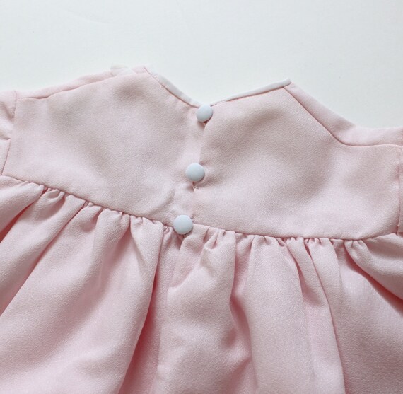 French vintage 60's light pink elegant dress - Ne… - image 4