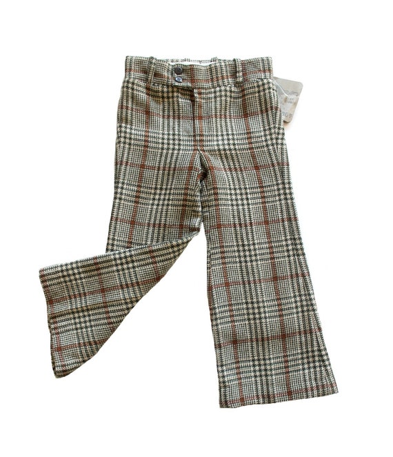 Vintage 60/70's Checkered Pure Wool Trousers - French NOS Vintage 60/70's Checkered Pure Wool Trousers - French NOS