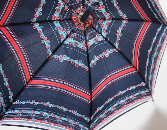 Vintage 70's children floral umbrella - French new