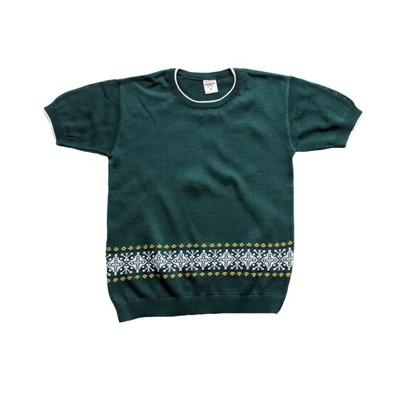 トップス OLD(ITALY cotton/linen n/s knit top OLD(ITALY cotton/linen n/s knit top