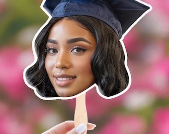 Handheld Face Cutout, Party Photo Prop