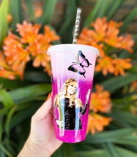 Como La Flor Inspired Tumbler Glitter Cup 