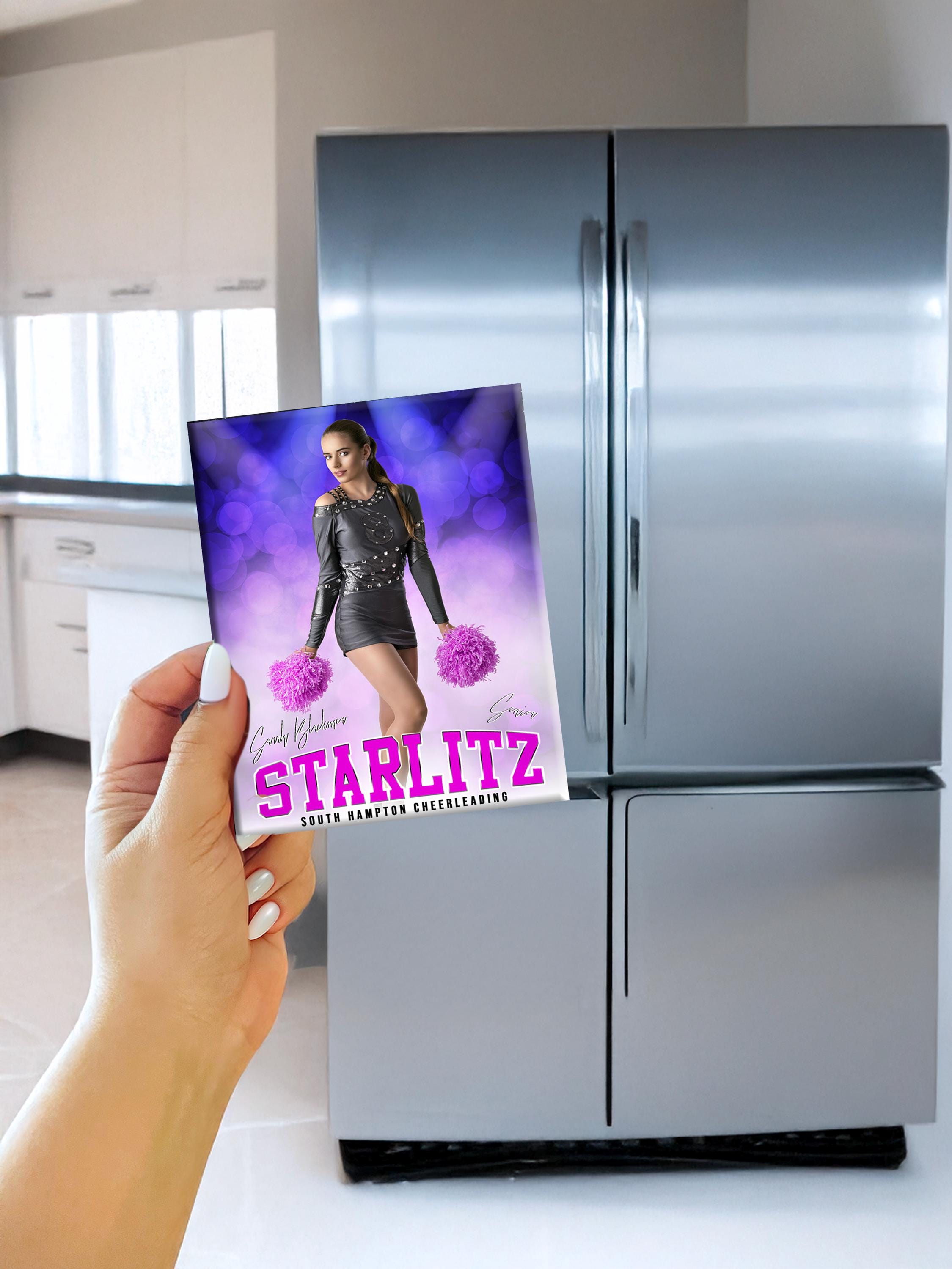 Custom Cheer Team Fridge Magnets, Personalized Cheer, Team Spirit Gift ...