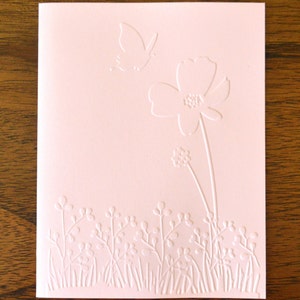 Cartões de borboletas e flores silvestres em relevo, cartões de notas em branco, cartões de borboletas, flores silvestres em relevo, cartões de simpatia, cartões de primavera e verão