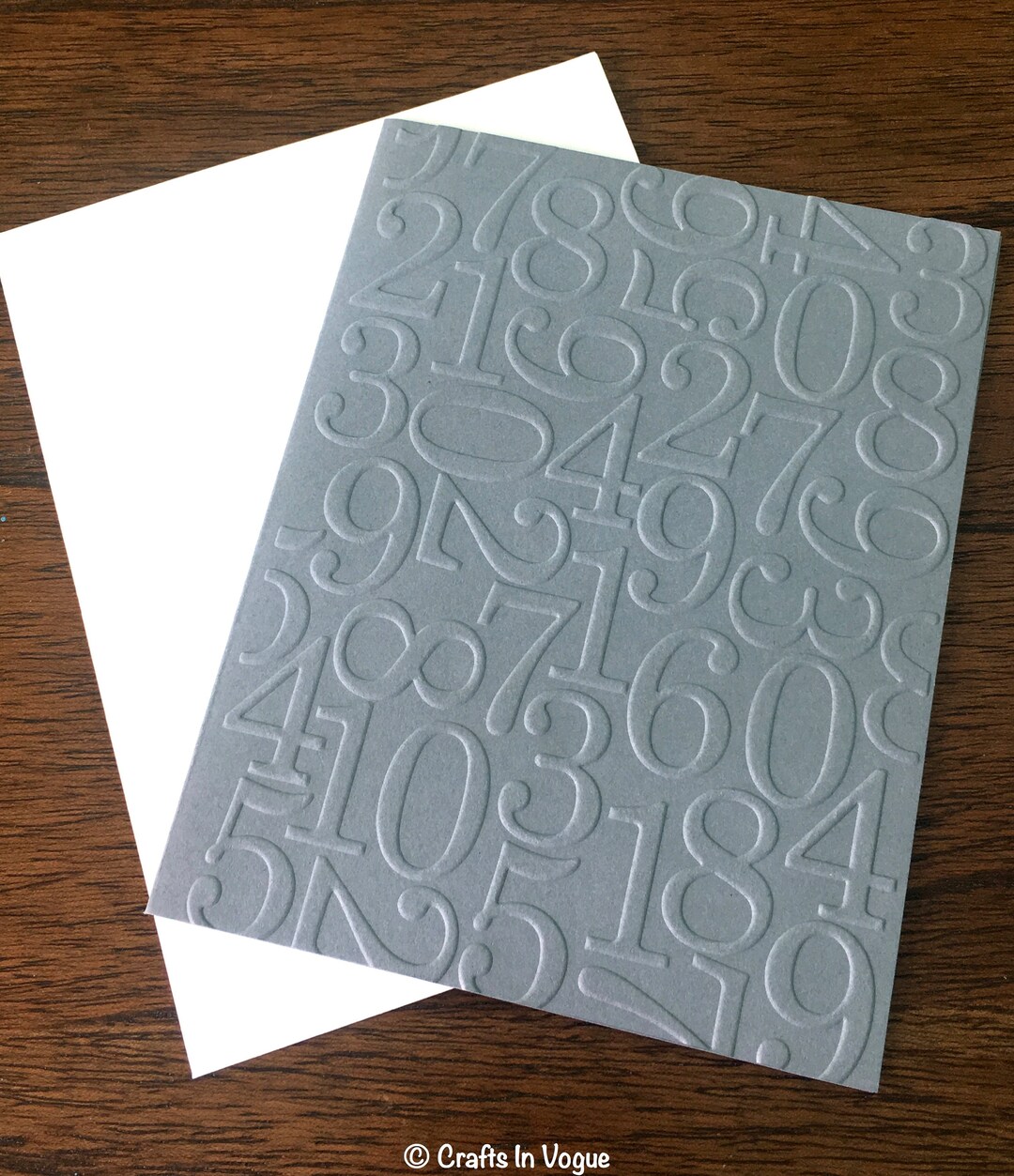 Embossed Numbers Note Cards: Teacher's Appreciation, Numbers Stationery ...