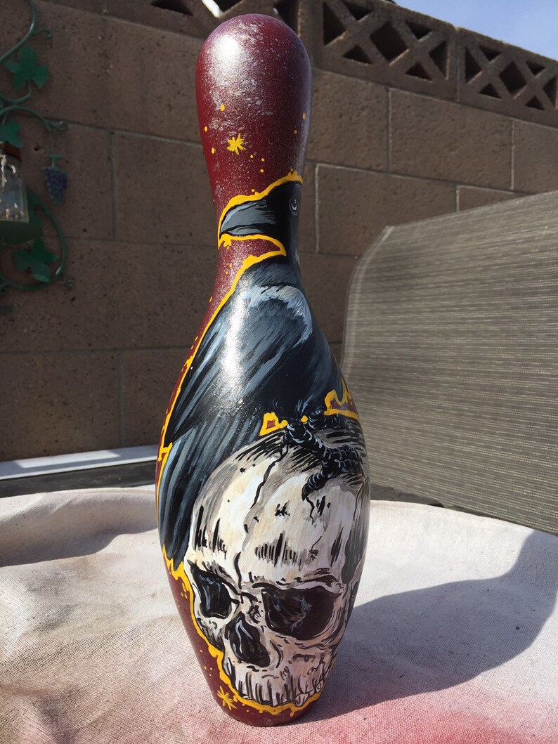 Hand painted bowling pins Etsy