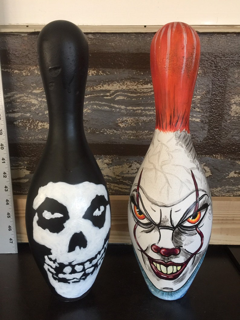 Hand painted bowling pins Etsy