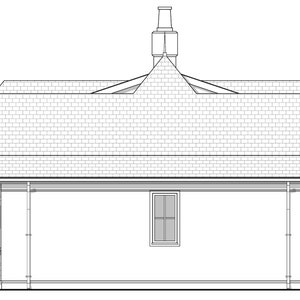 899 SF 1 Bedroom 1 Bath European Cottage House Plan