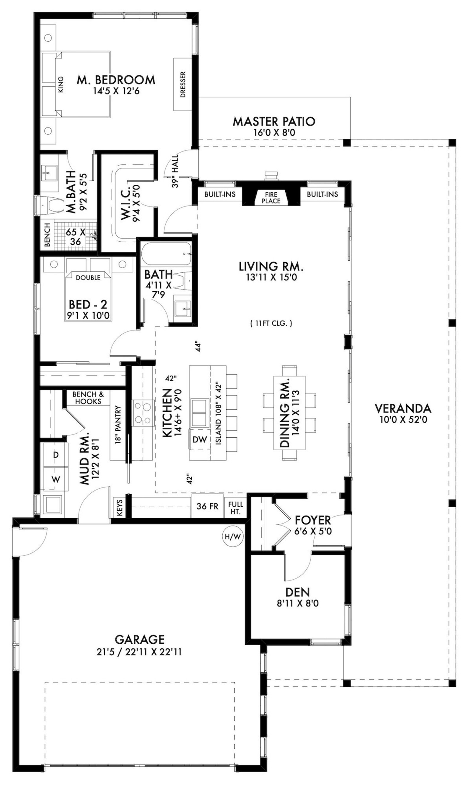 1339 SF 2 Bedroom 2 Bath Country House Plan Pdfs Download Now Etsy 1339 SF 2 Bedroom 2 Bath Country House Plan Pdfs Download Now Etsy