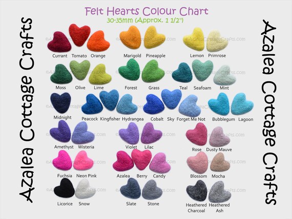 Full Rainbow Felted Heart Garland Nursery Bunting Kids Room Etsy