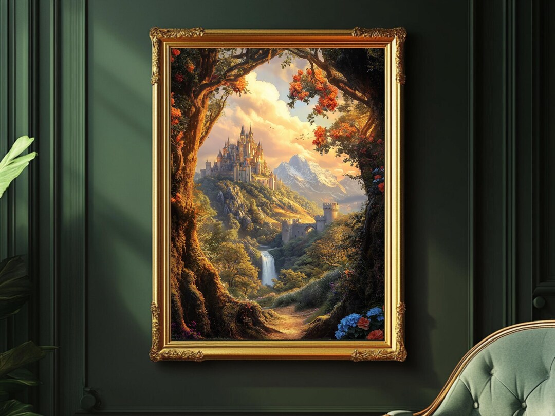 Castlecore TOG Inspired Terrasen Castle Art | Digital Download ...