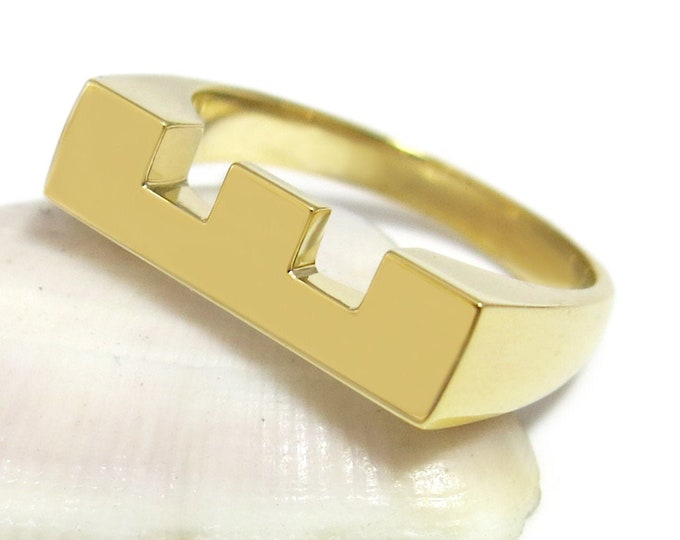 Personalized Ring for Men, Man Gold Ring, Custom Name Ring, Husband ...