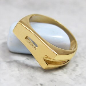 14K Gold Initial Ring, Gold A Ring, Gold Letter Ring for Women, Gold Monogram Ring, Gold Alphabet Ring, Gold Name Ring, Custom Letter Ring