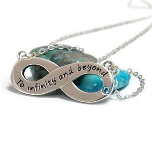 Collier Infinity argenté, collier infinity name, collier infinity symbol, collier infinity personnalisé, collier eternity, fête des mères