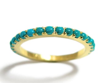 Turquoise Ring, Boho Wedding Ring, Turquoise Wedding Ring, Women Turquoise Ring, Wedding Ring for Women, Wedding Band, Gold Turquoise Ring