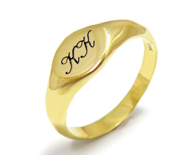 Personalized Ring for Men, Man Gold Ring, Custom Name Ring, Husband ...