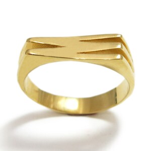 W Ring, Monogram Ring, Personalized Initial Ring, Initial Jewelry Ring ...