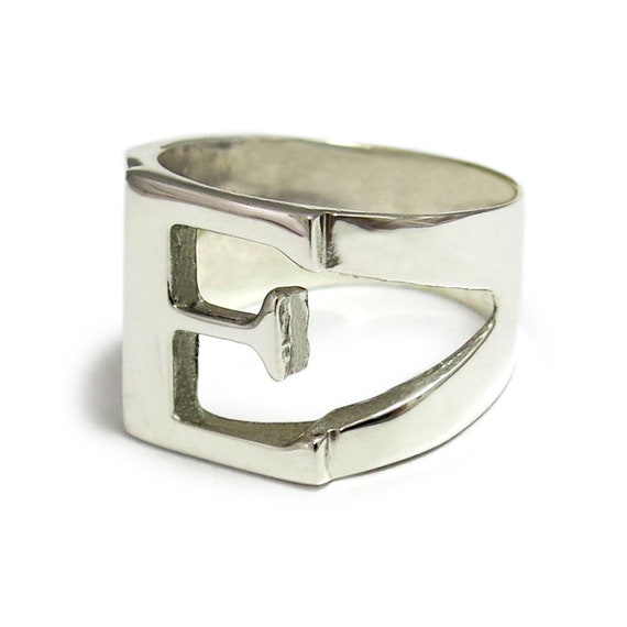 Initial ring shop etsy