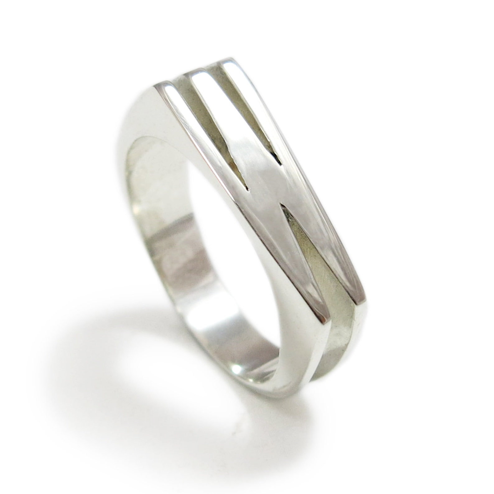 Initial Ring, Letter W Ring, Alphabet Ring, Letter Ring, Friendship ...