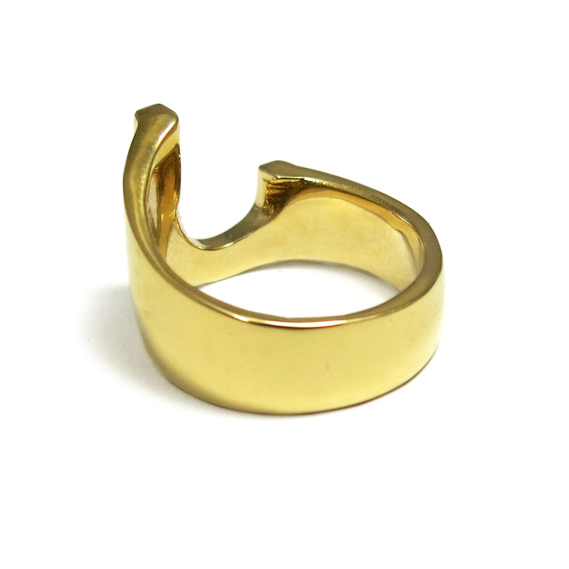 Custom Gold Ring Initial Ring J Ring Personalized Gold Etsy